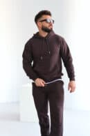 Bluza męska BG Kangoo | gorzka czekolada