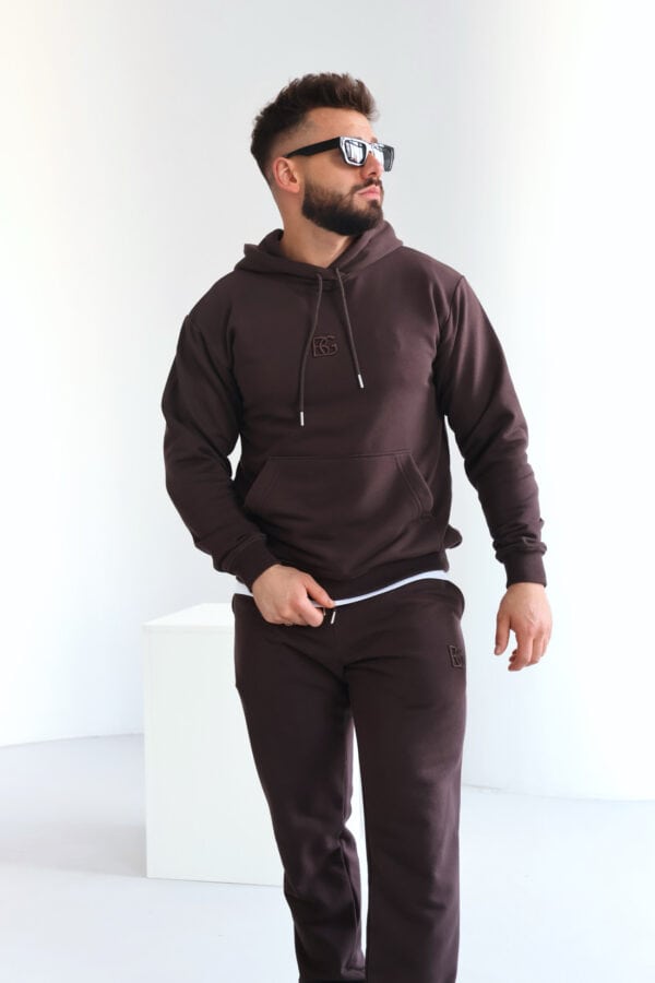 Bluza męska BG Kangoo | gorzka czekolada