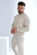 Bluza męska BG Basic | jasny beż