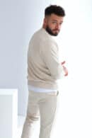 Bluza męska BG Basic | jasny beż