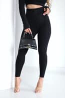 Legginsy damskie BG Taste | czarny