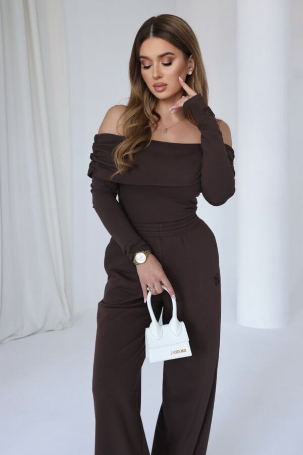 Bluzka BG Damska BG Nancy | czekolada