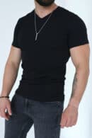 T-Shirt męski BG Volta | czarny