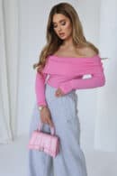 Bluzka BG Damska BG Nancy | róż barbie