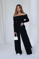 Spodnie damskie BG Fancy | czarny