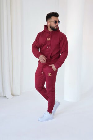 Dres męski BG Oxy | bordo