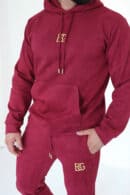 Dres męski BG Oxy | bordo