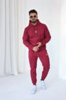 Dres męski BG Oxy | bordo