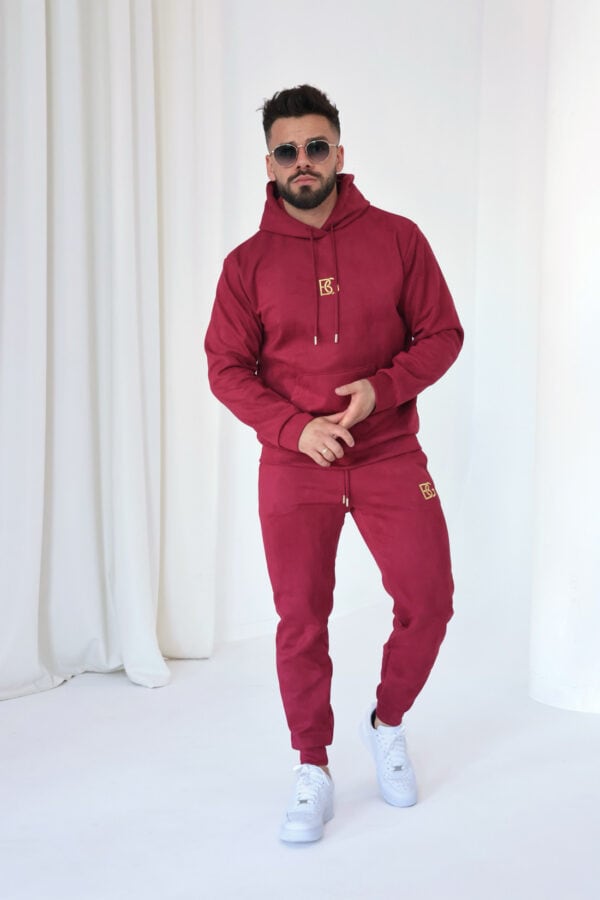 Dres męski BG Oxy | bordo