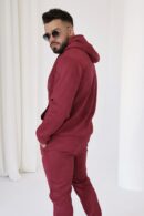 Dres męski BG Oxy | bordo
