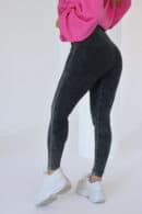 Legginsy damskie BG Shape | ciemnoszary