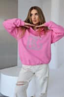 Bluza damska BG Diamond | róż