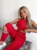 Komplet DELANI ROSE – czerwony