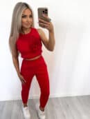 Komplet DELANI ROSE – czerwony