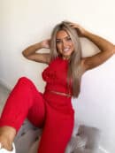 Komplet DELANI ROSE – czerwony