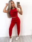 Komplet DELANI ROSE – czerwony