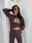 Bluza LUXIT – czekoladowa