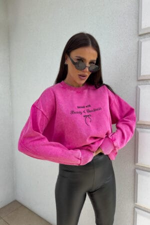Bluza GOODNESS - różowa