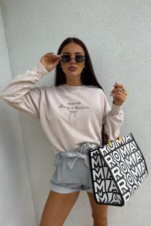 Bluza GOODNESS - jasny beż