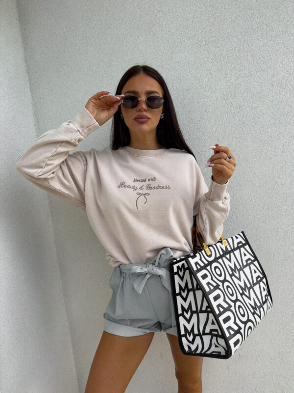 Bluza GOODNESS - jasny beż