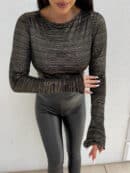 Bluzka SHY Stripes - gold