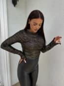 Bluzka SHY Stripes - gold