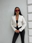 Marynarka dresowa SLIM - konopia