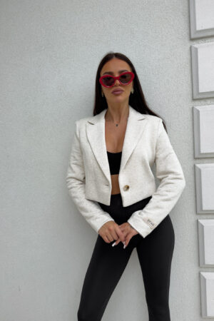 Marynarka dresowa SLIM - konopia