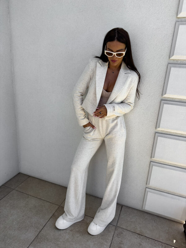 Marynarka dresowa SLIM - konopia