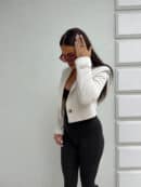 Marynarka dresowa SLIM - konopia