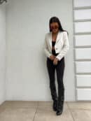 Marynarka dresowa SLIM - konopia