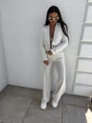 Marynarka dresowa SLIM - konopia