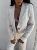 Marynarka dresowa SLIM - konopia