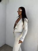 Marynarka dresowa SLIM - konopia