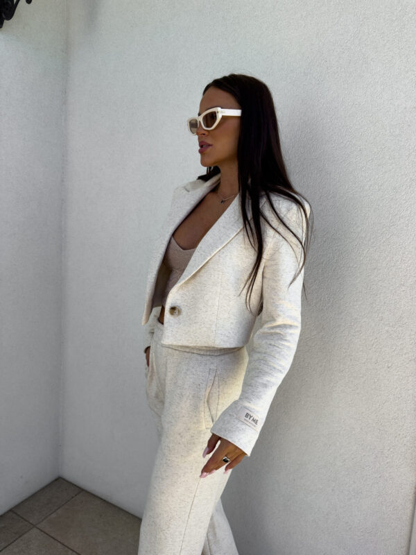 Marynarka dresowa SLIM - konopia