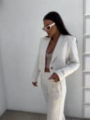 Marynarka dresowa SLIM - konopia