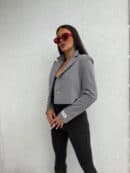 Marynarka dresowa SLIM - szara