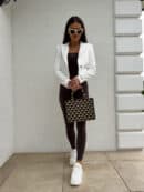 Marynarka dresowa SLIM - ecru