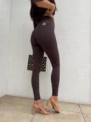 Legginsy DUAL – czekoladowe