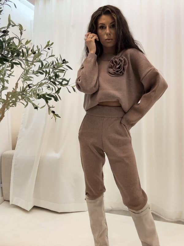Komplet DELANI LONG – mokka