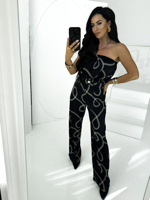 Komplet LAURENT print – czarny