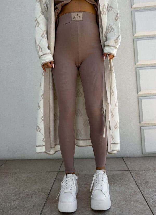 Legginsy COTTON - mokka