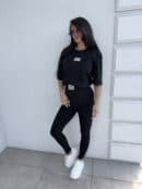 T-SHIRT COTTON - czarny