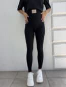 Legginsy COTTON - czarne