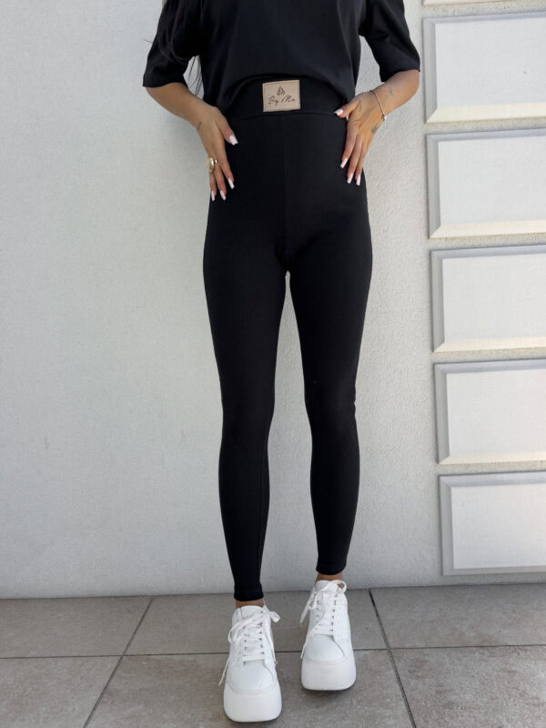 Legginsy COTTON - czarne