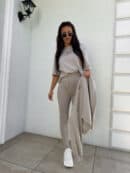 Bluza COTTON - taupe