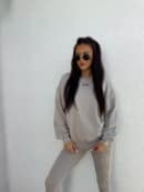 Bluza COTTON - taupe