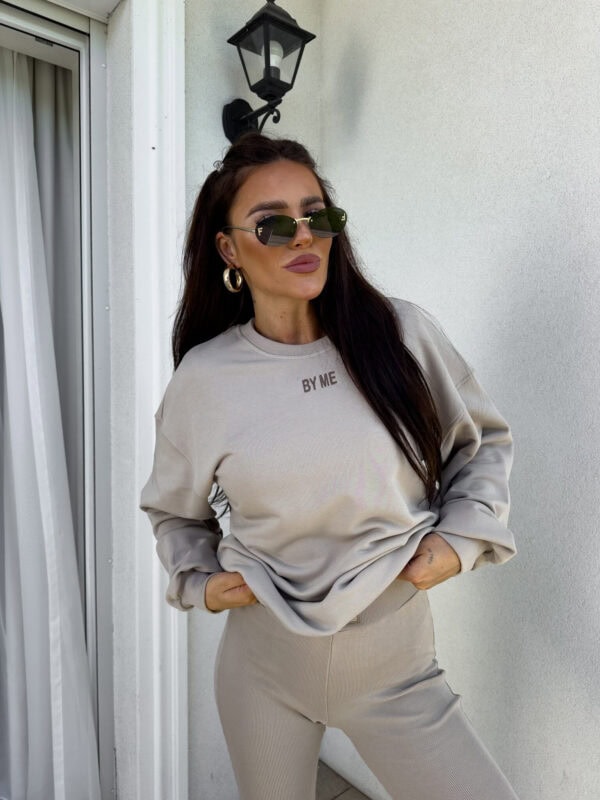 Bluza COTTON - taupe