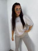 T-SHIRT COTTON - taupe
