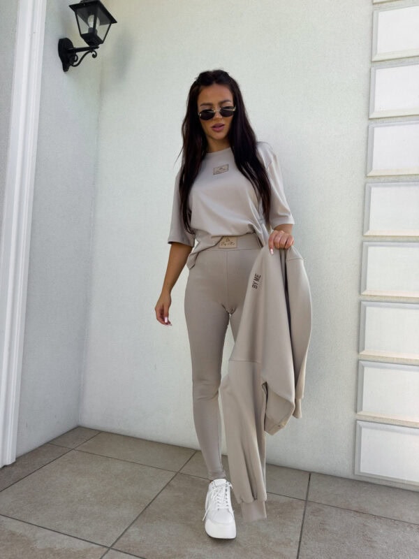 T-SHIRT COTTON - taupe